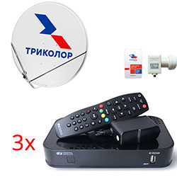Комплект на 3 ТВ №1